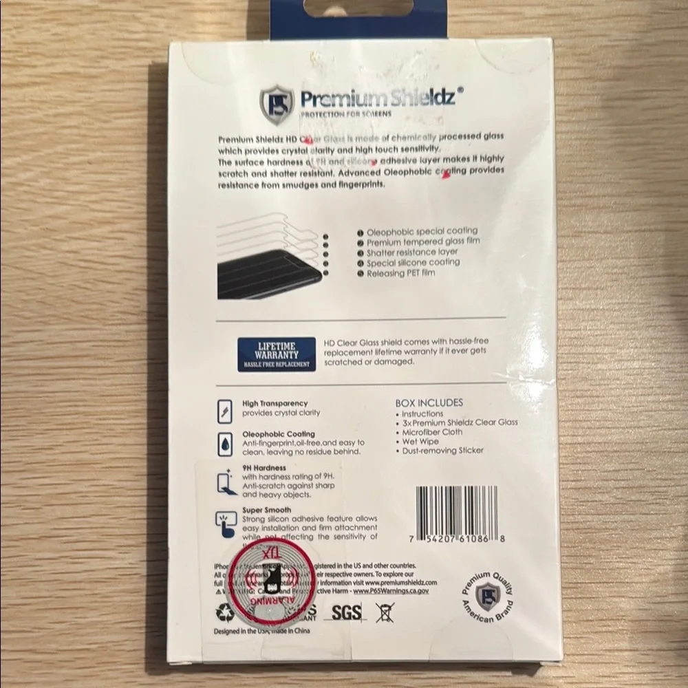 HD Clear Glass Screen Protector for iPhone 14 Pro Max - 3 Pack